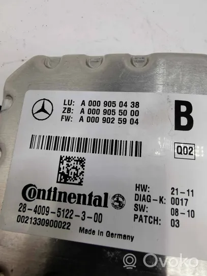 Mercedes-Benz GLK (X204) Tuulilasin tuulilasikamera A0009050438