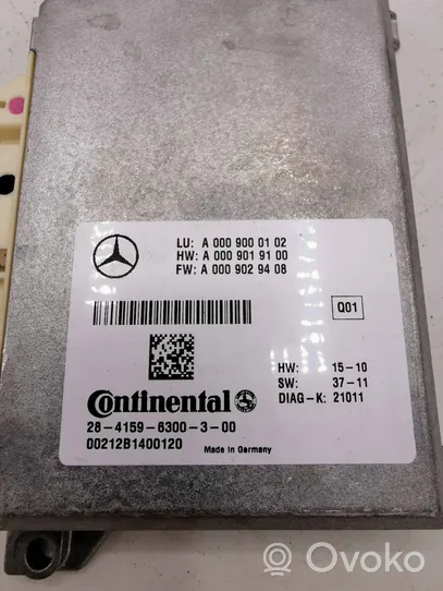 Mercedes-Benz GLK (X204) Muut ohjainlaitteet/moduulit A0009000102
