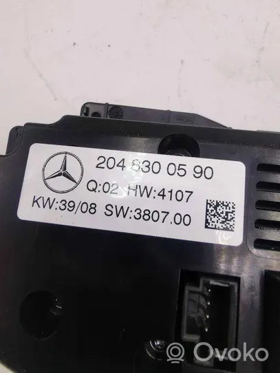 Mercedes-Benz GLK (X204) Panel klimatyzacji 2048300590