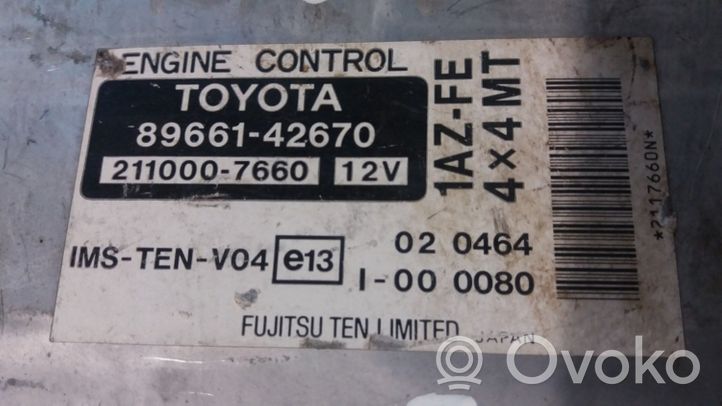 Toyota RAV 4 (XA20) Variklio valdymo blokas 8966182670