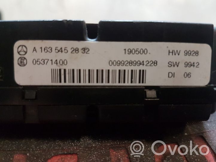 Mercedes-Benz ML W163 Comfort/convenience module A1635452832