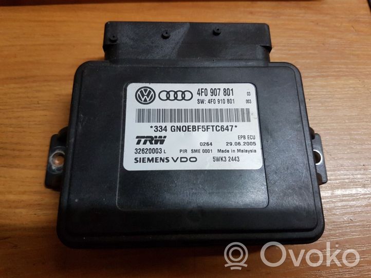 Audi A6 S6 C6 4F Moduł / Sterownik hamulca 4F0907801