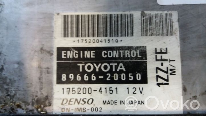 Toyota Celica T230 Variklio valdymo blokas 8966620050