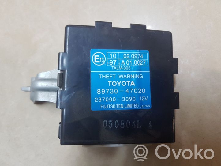 Toyota Prius (XW20) Centralina/modulo allarme 8973047020