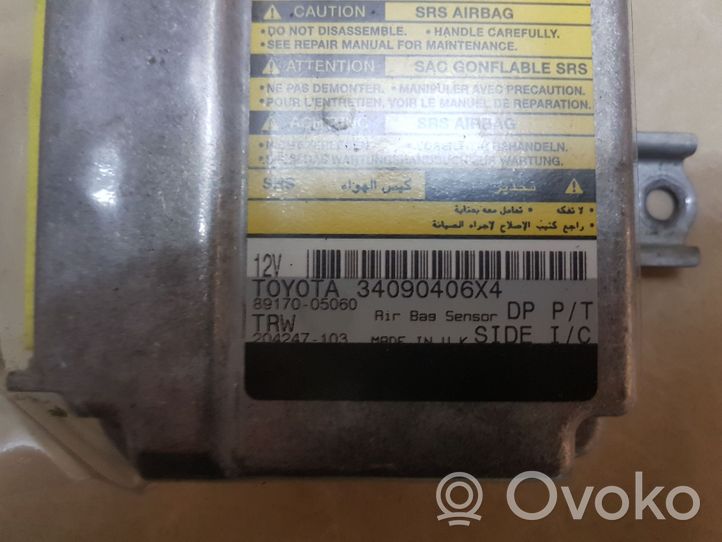 Toyota Avensis T220 Module de contrôle airbag 8917005060