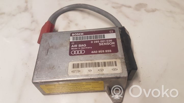 Audi 80 90 S2 B4 Centralina/modulo airbag 0285001036