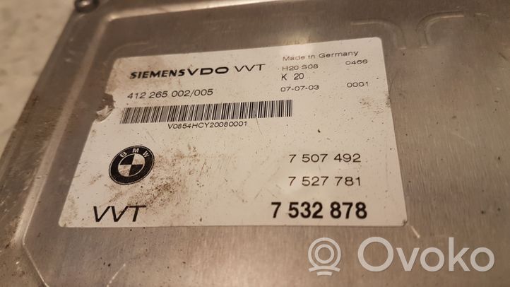 BMW 7 E65 E66 Module de contrôle de boîte de vitesses ECU 7532878