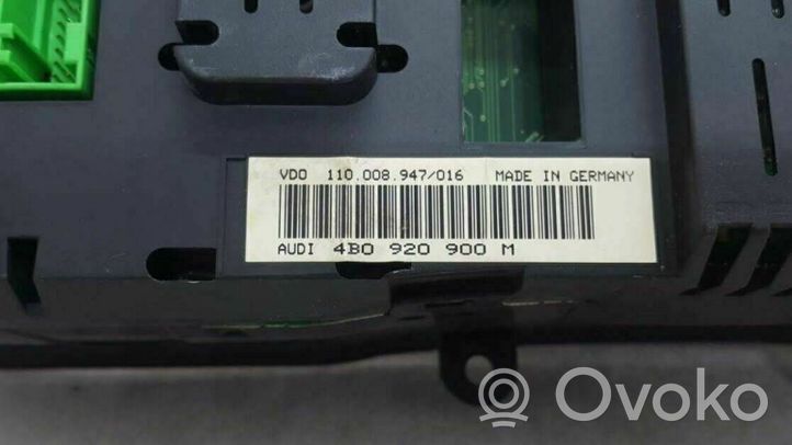 Audi A6 S6 C5 4B Tachimetro (quadro strumenti) 4B0920900M