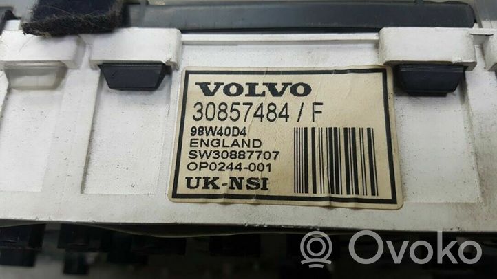 Volvo S40, V40 Compteur de vitesse tableau de bord 30857484F
