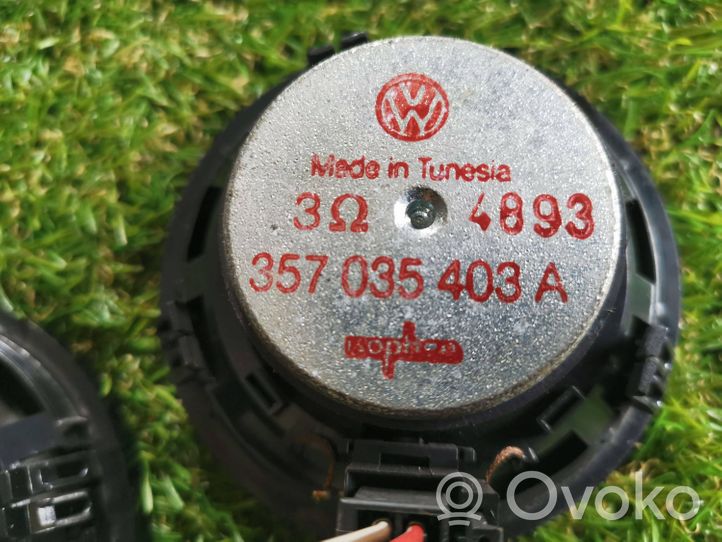 Volkswagen PASSAT B4 Haut-parleur de porte avant 357035403A