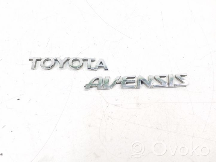 Toyota Avensis T270 Другие значки/ записи 