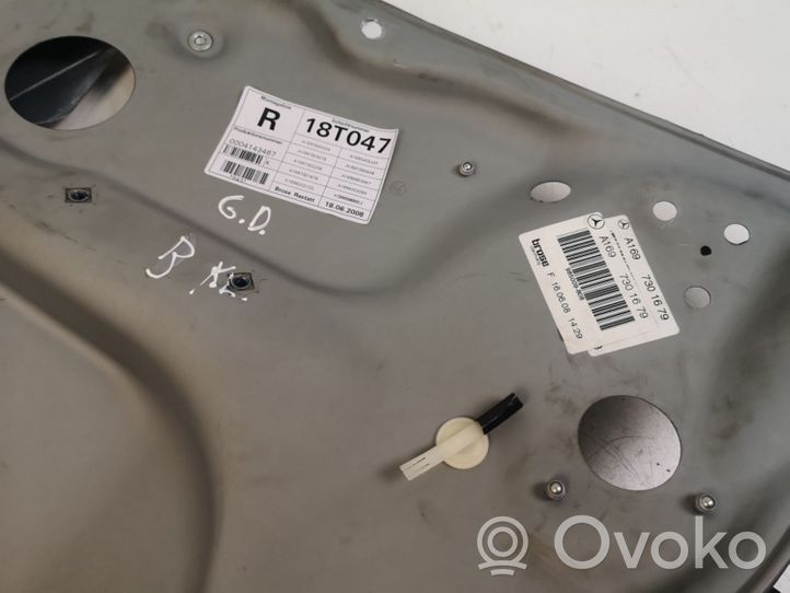 Mercedes-Benz B W245 Takaoven ikkunan nostin moottorilla A1697301679