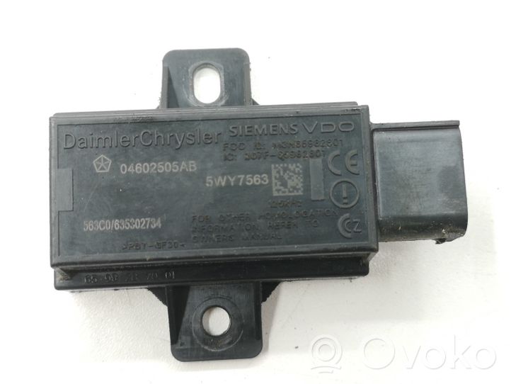 Chrysler 300 - 300C Sensore di pressione dello pneumatico 04602505AB