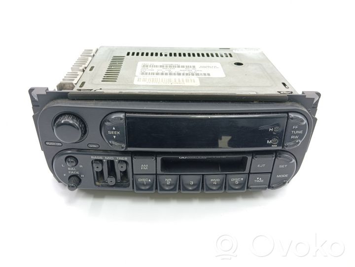 Chrysler Voyager Radio/CD/DVD/GPS-pääyksikkö P56038518AJ