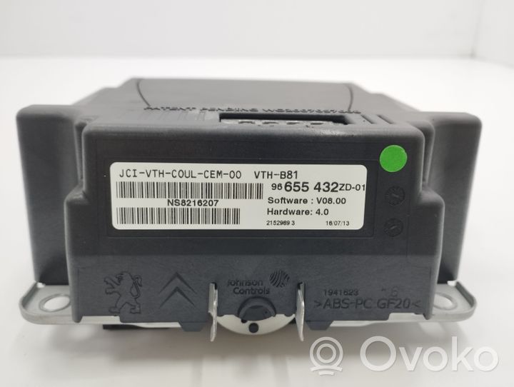 Citroen DS5 Schermo del visore a sovrimpressione 96655432