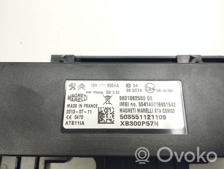 Citroen DS5 Unité / module navigation GPS 9801862580