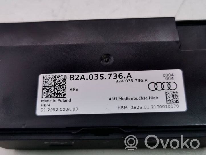 Audi A3 8Y Gniazdo / Złącze USB 82A035736A