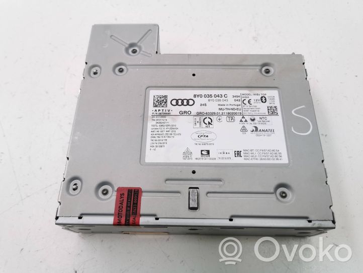 Audi A3 8Y Panel / Radioodtwarzacz CD/DVD/GPS 8V0035043C