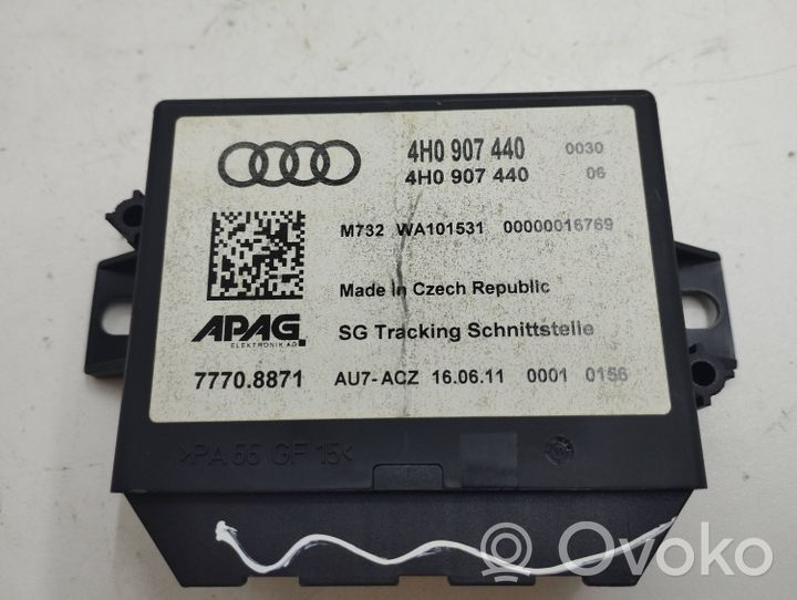 Audi A7 S7 4G Unité / module navigation GPS 4H0907440