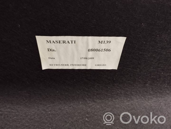 Maserati Quattroporte Muu vararenkaan verhoilun elementti 080061506
