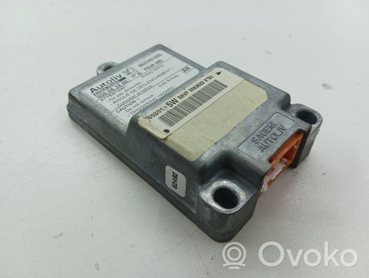 Peugeot 406 Sensore d’urto/d'impatto apertura airbag 9637491980