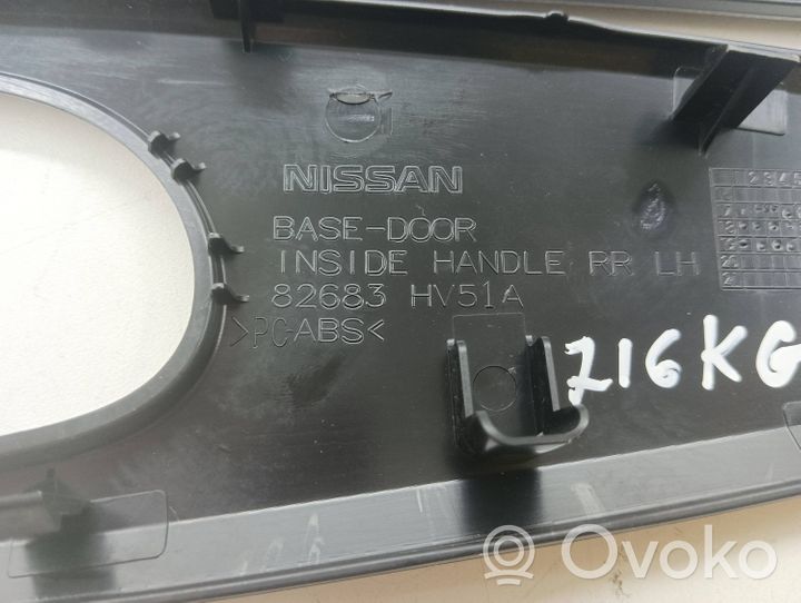 Nissan Qashqai Boczki / Tapicerka drzwi / Komplet 80682HV51A