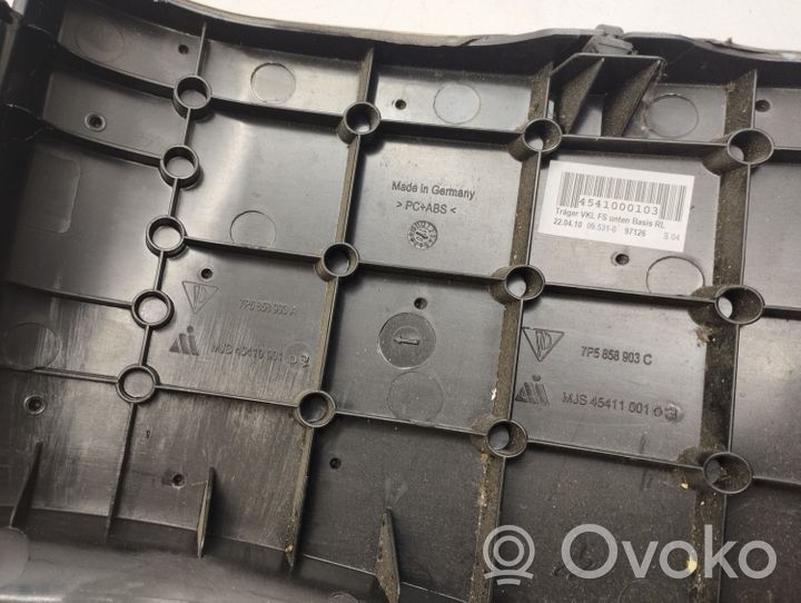 Porsche Cayenne (92A) Panelės apdailos skydas (apatinis) 7P5858903