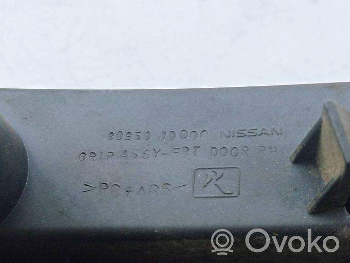 Nissan Qashqai Obudowa klamki wewnętrznej drzwi przednich 08950JD000