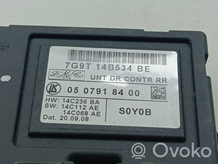 Ford S-MAX Oven ohjainlaite/moduuli 7G9T14B534