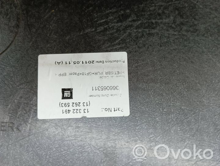 Opel Astra J Tappeto di rivestimento del fondo del bagagliaio/baule 13322491