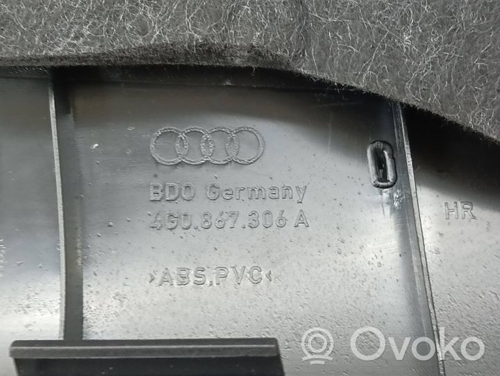 Audi A6 S6 C7 4G Rivestimento del pannello della portiera posteriore 4G0867306A