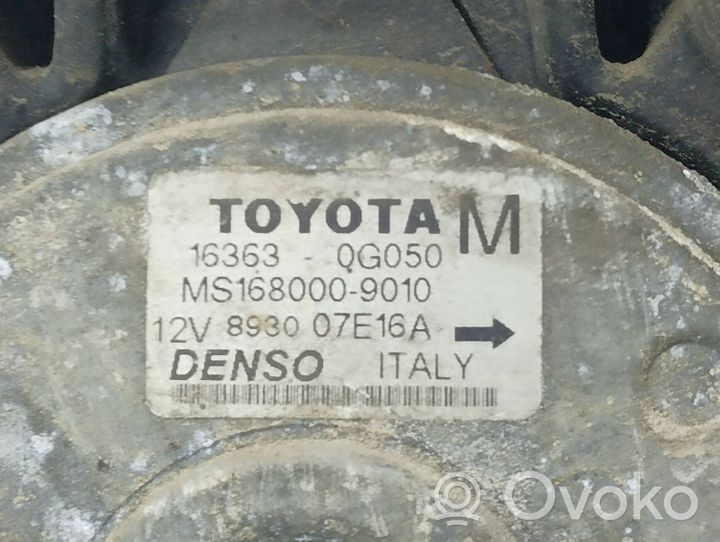 Toyota Avensis T250 Jäähdyttimen jäähdytinpuhallin 163630G060