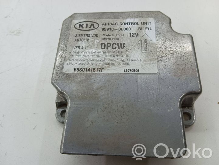 KIA Sorento Module de contrôle airbag 959103E060