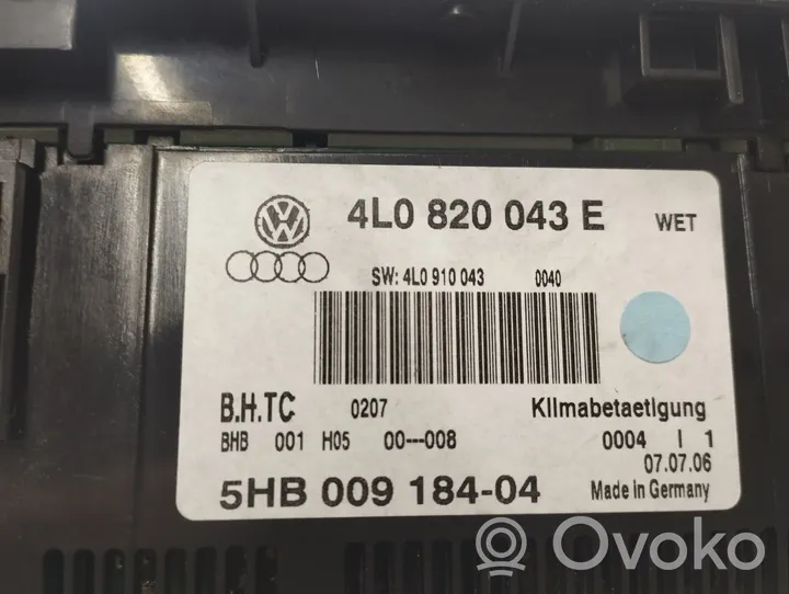 Audi Q7 4L Centralina del climatizzatore 4L0820043E