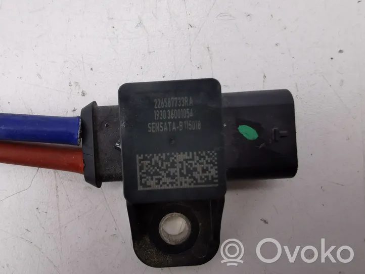 Nissan Qashqai Capteur de température des gaz d'échappement 226587733RA