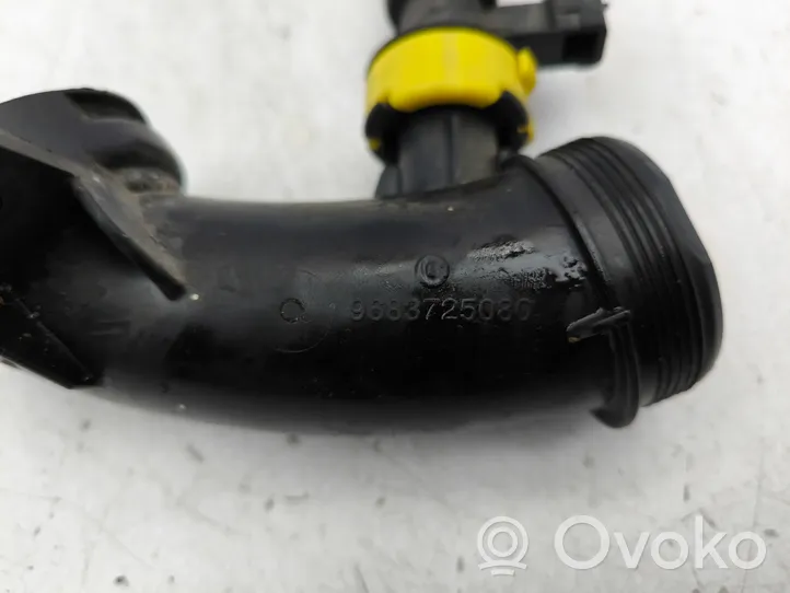 Citroen DS4 Tube d'admission de tuyau de refroidisseur intermédiaire 9683725080