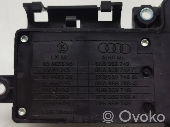 Audi A7 S7 4G Sēdekļu regulēšanas slēdzis (-i) 8K0959748