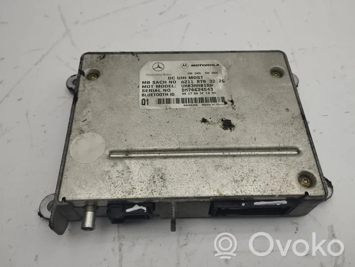 Mercedes-Benz ML W164 Module unité de contrôle Bluetooth A2118703226