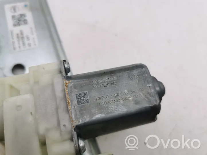 Nissan Qashqai Mécanisme de lève-vitre avec moteur E06026102