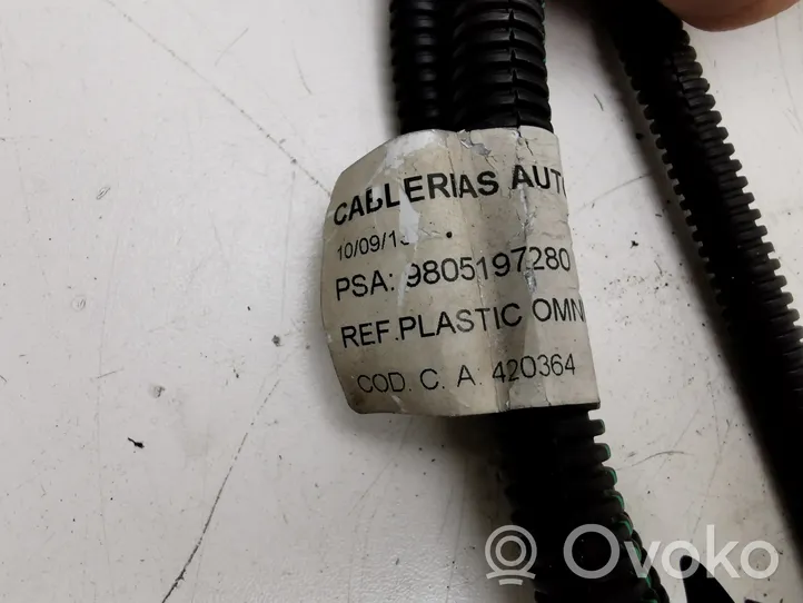 Citroen C4 II Picasso Autres faisceaux de câbles 9805197280
