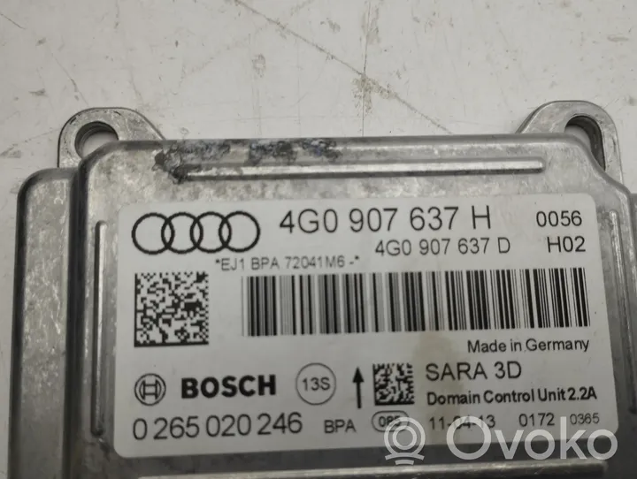 Audi A7 S7 4G ESP (stabilitātes sistēmas) vadības bloks 4G0907637H