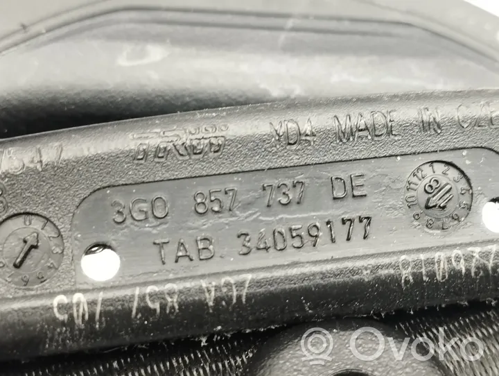 Volkswagen T-Roc Pas bezpieczeństwa fotela przedniego 3G0857737DE