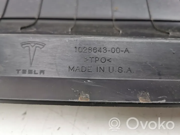 Tesla Model S Tiroir rangement tableau de bord 102864300A