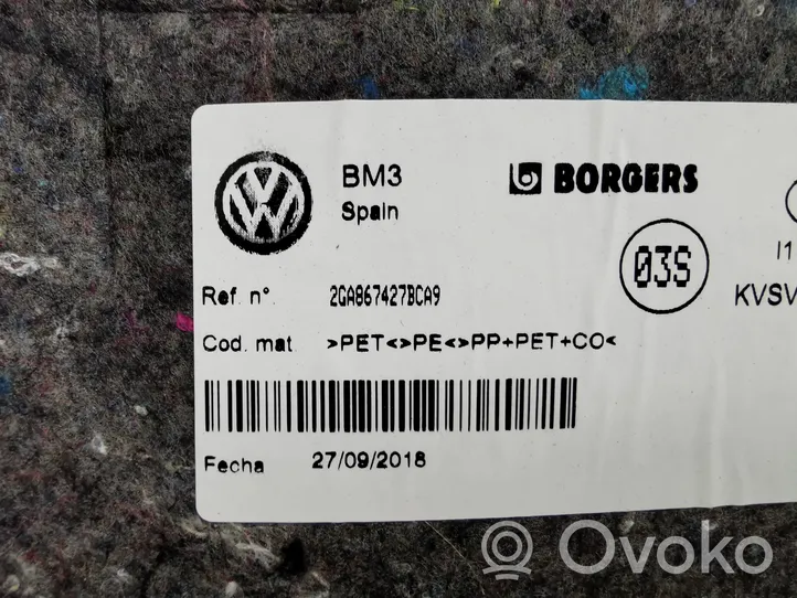 Volkswagen T-Roc Boczek / Tapicerka / bagażnika 2GA867427BCA9