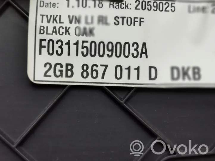 Volkswagen T-Roc Garniture de panneau carte de porte avant 2GB867011D