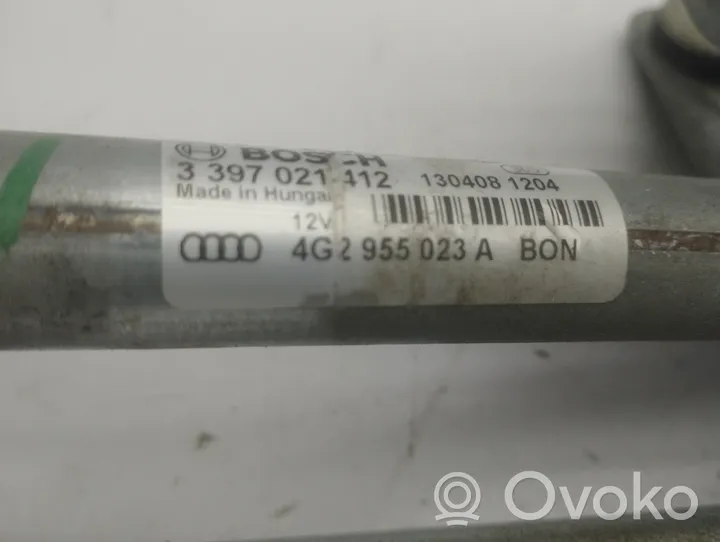 Audi A7 S7 4G Tringlerie et moteur d'essuie-glace avant 4G2955119