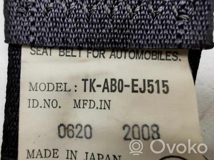 Honda Accord Pas bezpieczeństwa fotela tylnego TKAB0EJ515