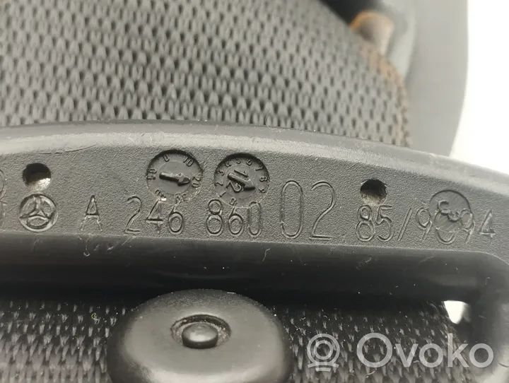 Mercedes-Benz B W246 W242 Pas bezpieczeństwa fotela przedniego A2468600285