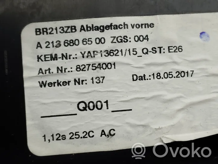 Mercedes-Benz E W213 Contour de levier de vitesses A2136806500