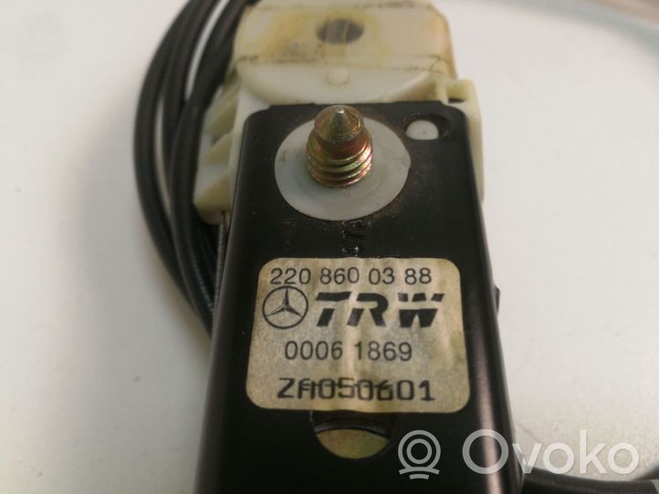 Mercedes-Benz S W220 Seat belt adjustment motor A2208600388